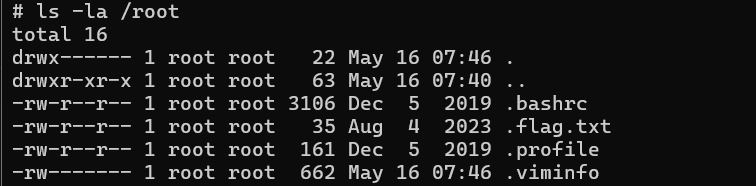 picoCTF Permissions root