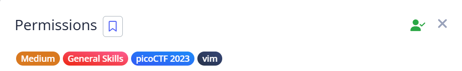 WriteUp: picoCTF 2023 - Permissions