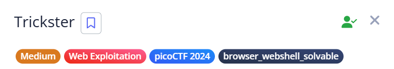 WriteUp: picoCTF 2024 - Trickster